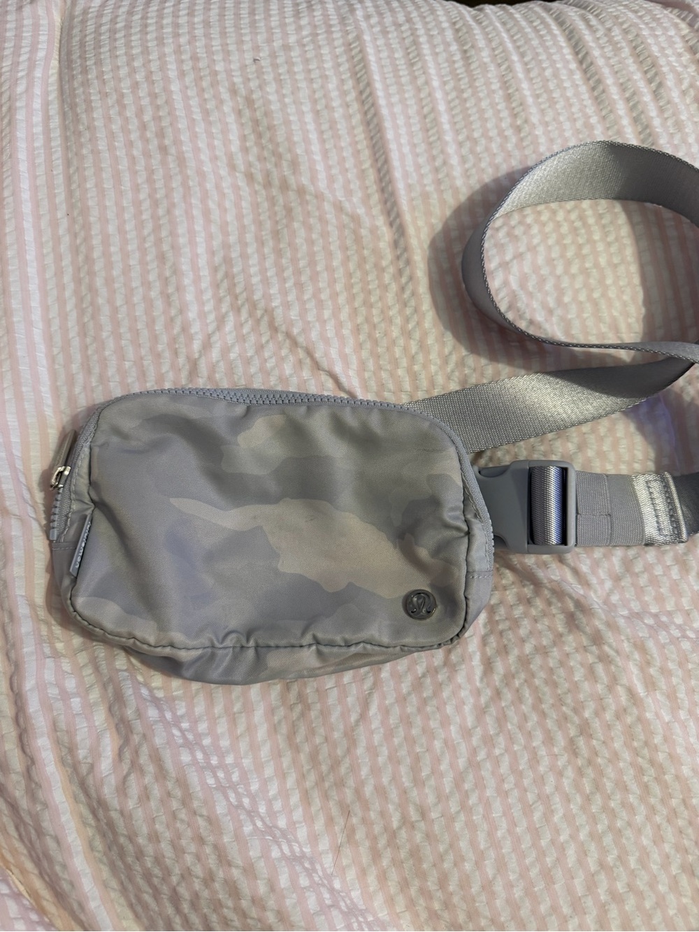 lululemon athletica Gray Camo Crossbody Sling